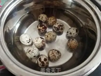 Make Nutritional 7-coloured quail eggs step 0