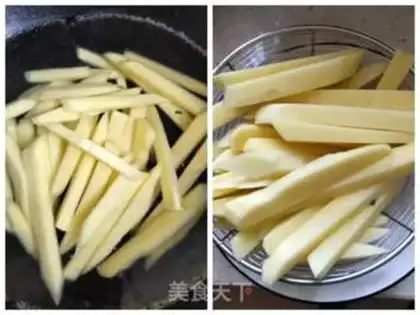 Make French fries step 1