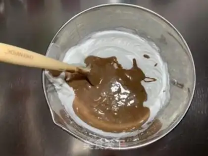 Make Chocolate noodle cake step 10