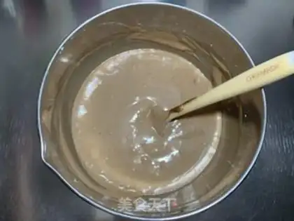 Make Chocolate noodle cake step 11