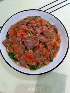 Make Wet beef noodles step 15