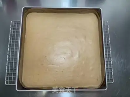 Make Chocolate noodle cake step 14