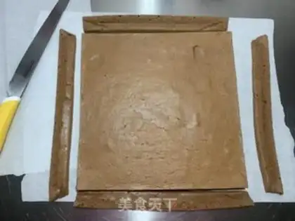 Make Chocolate noodle cake step 15