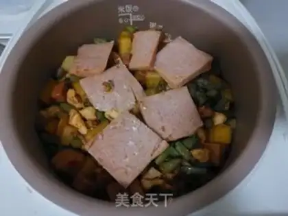 Make Chicken bean bean rice step 8