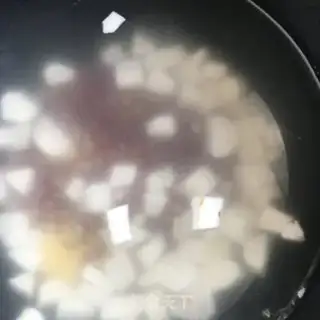 Make Peaches, rice porridge step 5