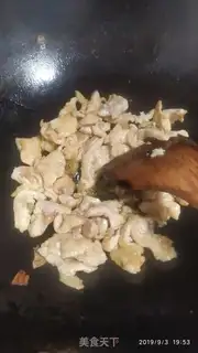 Make Chicken chest and snow beans step 6