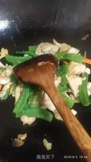 Make Chicken chest and snow beans step 8