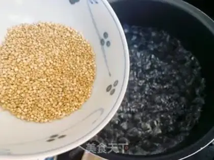 Make Quinoa butter shake step 1