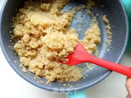 Make A quinoa bean cedar step 6
