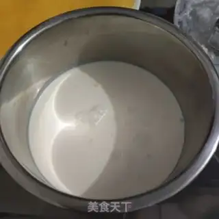 Make Mango pudding step 1