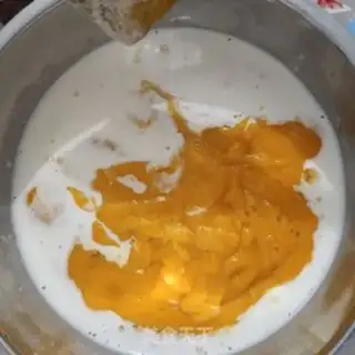Make Mango pudding step 5
