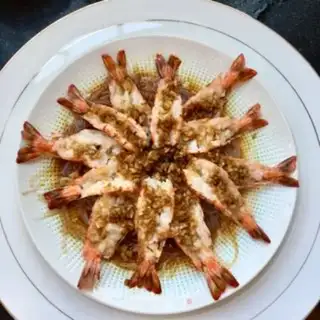 Make Shrimp with garlic powder fan step 24