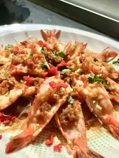 Make Shrimp with garlic powder fan step 27