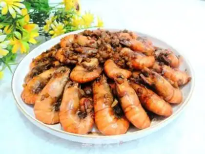 Make Garlic shrimp step 17
