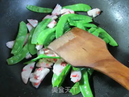 Make Shrimp balls and Dutch beans step 3