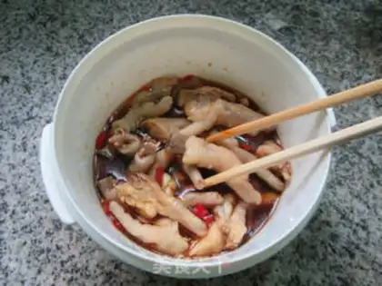 Make Sour chicken claws step 14