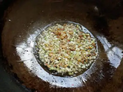 Make Salted fish fried eggplant step 3