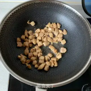 Make Black pepper mushroom chicken rice step 4