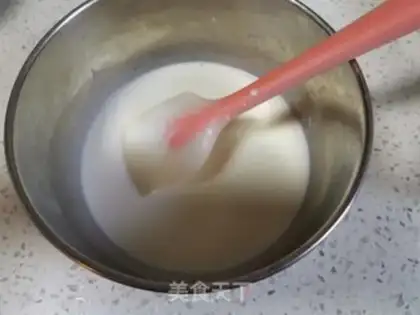 Make Milk and eggs step 4