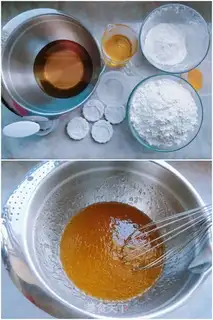 Make A wide moon cake step 0