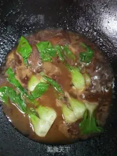 Make Red-burned meatballs step 13