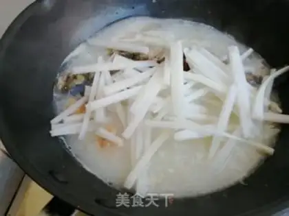 Make The radish gravy soup step 5