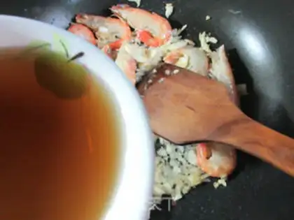 Make Garlic shrimp step 4