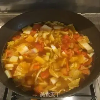 Make Vegetable rice soup set step 4