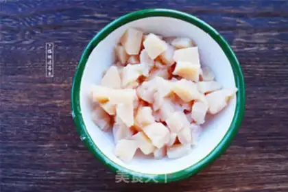 Make Potato chicken guacamole step 1