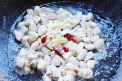 Make Potato chicken guacamole step 2