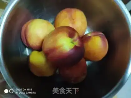 Make Peach juice step 0