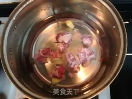 Make Corn bone soup step 1