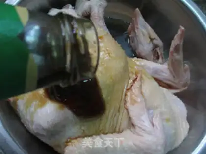 Make Hot chicken with a hot pan step 5
