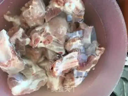 Make Steakbone and bean-fruit step 0