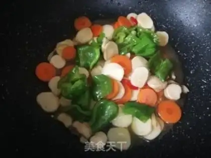 Make Wrinkled pepper fried abalone mushrooms step 9
