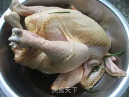Make Hot chicken with a hot pan step 8