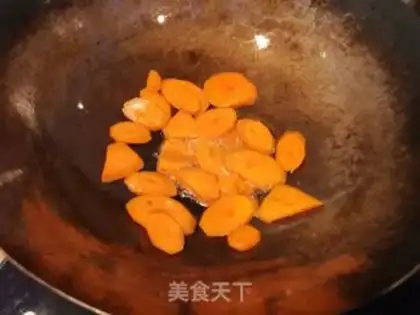 Make Fish-fruit potato chips and vegetables step 6