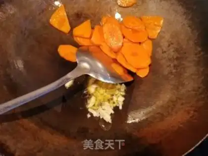 Make Fish-fruit potato chips and vegetables step 7