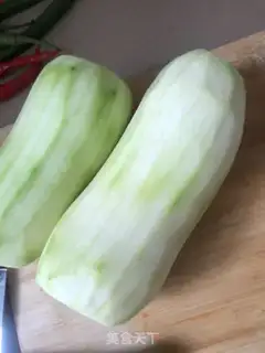 Make White bouquet melon soup step 1