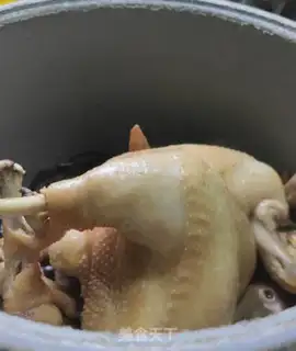 Make Hot chicken with a hot pan step 13