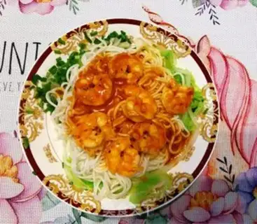 Make Shrimp noodles step 6