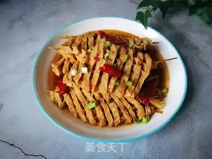 Make Halogen tofu string step 11
