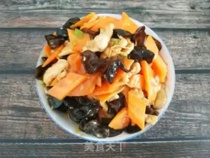 Make Carrot, wood, chicken step 8
