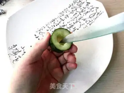 Make The cucumber meets pickles step 3