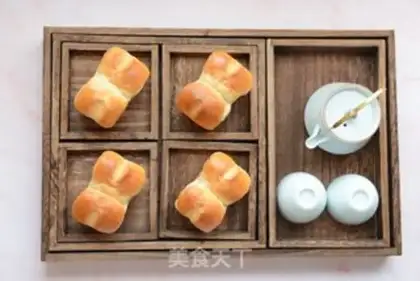 Make Milky little toast step 19