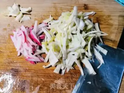 Make Pickles, pink meat step 2