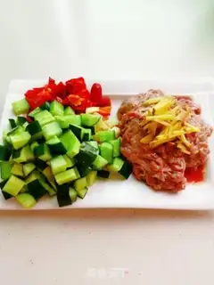 Make Cucumber beef step 1