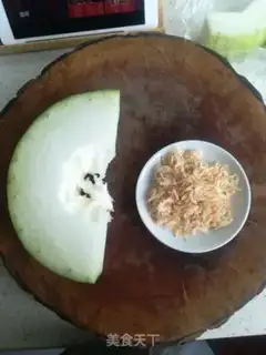 Make Shrimp-skin-burning melon step 0