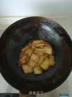 Make Shrimp-skin-burning melon step 3