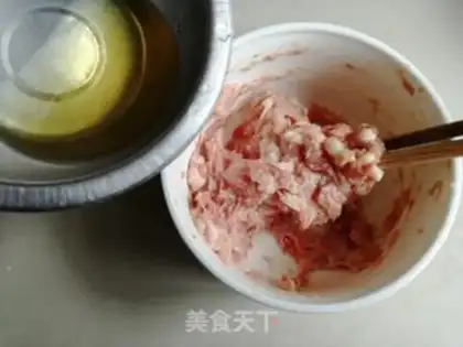 Make Salted eggs, pork buns step 2